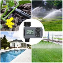 Load image into Gallery viewer, Automatic Water Timer Intelligent Irrigation Watering System Sprinkler Timer Garden Programmer Equipment IPX7 LCD Display
