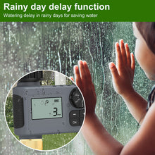 Load image into Gallery viewer, Automatic Water Timer Intelligent Irrigation Watering System Sprinkler Timer Garden Programmer Equipment IPX7 LCD Display
