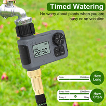 Load image into Gallery viewer, Automatic Water Timer Intelligent Irrigation Watering System Sprinkler Timer Garden Programmer Equipment IPX7 LCD Display
