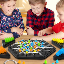 Load image into Gallery viewer, Chain Triangle Chess Splendor Duel Board Strategy Game for Kids and Adults Fun Family Game Logic Chess Track Tables Game
