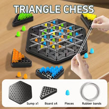 Load image into Gallery viewer, Chain Triangle Chess Splendor Duel Board Strategy Game for Kids and Adults Fun Family Game Logic Chess Track Tables Game
