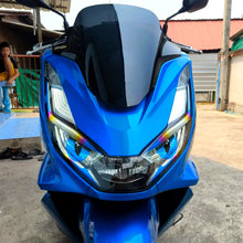 Load image into Gallery viewer, Pair Motorcycle Headlight Stickers Moto Head Light Eyes Tint Decorative Accessories Transparent Decals For Honda PCX160 PCX 160
