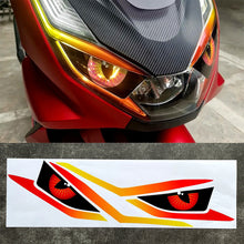Load image into Gallery viewer, Pair Motorcycle Headlight Stickers Moto Head Light Eyes Tint Decorative Accessories Transparent Decals For Honda PCX160 PCX 160
