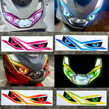 Load image into Gallery viewer, Pair Motorcycle Headlight Stickers Moto Head Light Eyes Tint Decorative Accessories Transparent Decals For Honda PCX160 PCX 160
