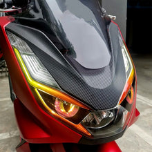 Load image into Gallery viewer, Pair Motorcycle Headlight Stickers Moto Head Light Eyes Tint Decorative Accessories Transparent Decals For Honda PCX160 PCX 160
