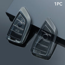 Load image into Gallery viewer, Soft TPU Car Remote Key Case Cover Shell Fob Keyless Bag For BMW X1 X3 X5 X6 X7 1 3 5 6 7 Series G20 G30 G11 F15 F16 G01 G02 F48
