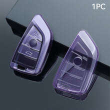Load image into Gallery viewer, Soft TPU Car Remote Key Case Cover Shell Fob Keyless Bag For BMW X1 X3 X5 X6 X7 1 3 5 6 7 Series G20 G30 G11 F15 F16 G01 G02 F48
