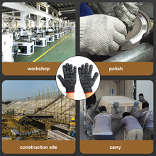 Load image into Gallery viewer, 1/12Pair Cotton Wear Resistant Work Gloves Hand Glove Safety String Knit Grip Men Women Gloves for BBQ Thicker Knitted Cut Repair
