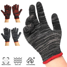 Load image into Gallery viewer, 1/12Pair Cotton Wear Resistant Work Gloves Hand Glove Safety String Knit Grip Men Women Gloves for BBQ Thicker Knitted Cut Repair
