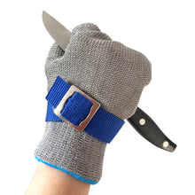 Load image into Gallery viewer, 1Pc Wear-resistant Stainless Steel Metal Gardening Tools Mesh Butcher Mittens Safety Cut Proof Protection Gloves Stab Resistant Gloves
