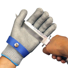 Load image into Gallery viewer, 1Pc Wear-resistant Stainless Steel Metal Gardening Tools Mesh Butcher Mittens Safety Cut Proof Protection Gloves Stab Resistant Gloves
