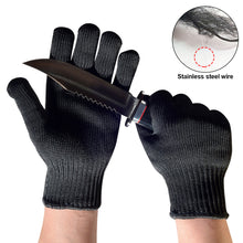 Load image into Gallery viewer, 1Pc Level 5 HPPE Anti-Cut Gloves Cut Resistant Gloves Safety Cut Proof Stab Resistant Stainless Steel Wire Metal Mesh Kitchen Butcher Safety Glove
