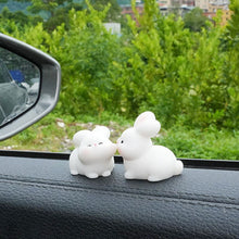 Load image into Gallery viewer, 2Pcs Car Accessories Cute Cartoon Kiss Face Friendly Animals Ornament Auto Interior Dashboard for Girls Gifts Drop
