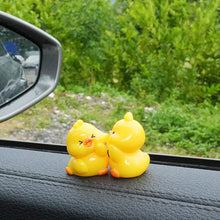 Load image into Gallery viewer, 2Pcs Car Accessories Cute Cartoon Kiss Face Friendly Animals Ornament Auto Interior Dashboard for Girls Gifts Drop
