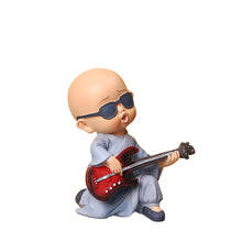 Load image into Gallery viewer, Car Ornaments Buddhist Small Monk Auto Dashboard Turning Racing Model Deco Car individuality Center Console Decoration
