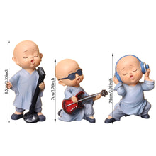 Load image into Gallery viewer, Car Ornaments Buddhist Small Monk Auto Dashboard Turning Racing Model Deco Car individuality Center Console Decoration
