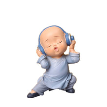 Load image into Gallery viewer, Car Ornaments Buddhist Small Monk Auto Dashboard Turning Racing Model Deco Car individuality Center Console Decoration
