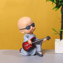 Load image into Gallery viewer, Car Ornaments Buddhist Small Monk Auto Dashboard Turning Racing Model Deco Car individuality Center Console Decoration
