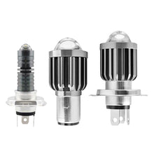 Load image into Gallery viewer, Universal 9V-80V 2000LM Dual Color Headlight Bulbs BA20D H4 H4Mini LED Motorcycle Hight BA20D Scooter Motobike Head Lamp
