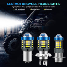 Load image into Gallery viewer, P15d BA20d H6 Motorcycle Led Headlight Led H4 Motorcycle Light Headlight With Lens Moto Signal Lamp Hi Lo Beam Fog Lamp 12v 24v 6000k
