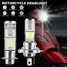 Load image into Gallery viewer, P15D H4 LED Motorcycle Headlight Moto Bulbs For MotorBike Scooter ATV HeadLamp 9V-85V 6000K LED Lamp Motorcycle DRL Lights
