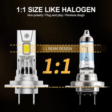 Load image into Gallery viewer, DC 12V Car LED Headlight H7 H11 H4 9012 9005 9006 H8 H9 LED Lights 6000K Automobile LED Lamp Turbo Fog Light Bulbs
