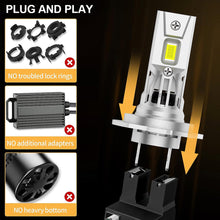 Load image into Gallery viewer, DC 12V Car LED Headlight H7 H11 H4 9012 9005 9006 H8 H9 LED Lights 6000K Automobile LED Lamp Turbo Fog Light Bulbs
