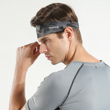 Load image into Gallery viewer, 1PC Outdoor Sports Widened Sweatband High Elastic Tail Band Design Cycling Fitness Running Ice Silk Breathable Headband
