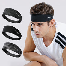 Load image into Gallery viewer, 1PC Outdoor Sports Widened Sweatband High Elastic Tail Band Design Cycling Fitness Running Ice Silk Breathable Headband

