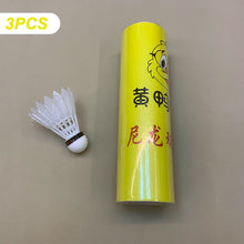 Load image into Gallery viewer, 3/6/12PCS Nylon Badminton Foam Ball Head Wear-Resistant Durable Windproof Badminton Competition Training Supplies

