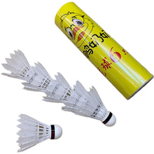Load image into Gallery viewer, 3/6/12PCS Nylon Badminton Foam Ball Head Wear-Resistant Durable Windproof Badminton Competition Training Supplies
