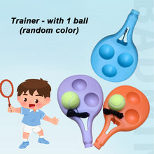 Load image into Gallery viewer, 21" Children's Macaron Tennis Racquet Iron Alloy Material Wear-Resistant Durable Beginner Tennis Trainer
