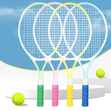 Load image into Gallery viewer, 21" Children's Macaron Tennis Racquet Iron Alloy Material Wear-Resistant Durable Beginner Tennis Trainer

