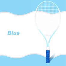 Load image into Gallery viewer, 21" Children's Macaron Tennis Racquet Iron Alloy Material Wear-Resistant Durable Beginner Tennis Trainer
