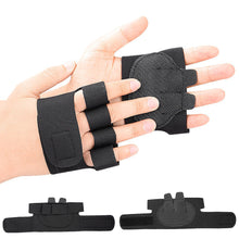 Load image into Gallery viewer, 1Pair Sports Half Finger Hand Protection Anti-Slip Wear-Resistant Weight Lifting Dumbbell Strength Training Sport Ware
