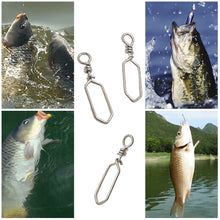 Load image into Gallery viewer, 10PCS Lure Square Pin Connector Corrosion Resistant Stainless Steel Quick Conversion Hook Sea Fishing Accessories
