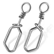 Load image into Gallery viewer, 10PCS Lure Square Pin Connector Corrosion Resistant Stainless Steel Quick Conversion Hook Sea Fishing Accessories
