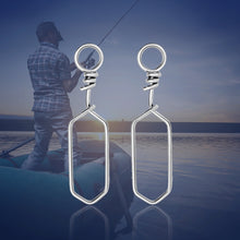 Load image into Gallery viewer, 10PCS Lure Square Pin Connector Corrosion Resistant Stainless Steel Quick Conversion Hook Sea Fishing Accessories
