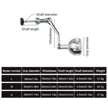 Load image into Gallery viewer, All Metal Spinning Wheel Single Rocker Arm Grip Ball DIY Modified Rocker Arm Fishing Wheel Fishing Accessories
