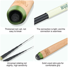 Load image into Gallery viewer, 1PC 1.2/1.5/1.8/2.1M Portable Short-Section Carbon Stream Rod Ultra-Light Retractable Small Object Fishing Rod
