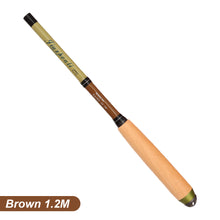 Load image into Gallery viewer, 1PC 1.2/1.5/1.8/2.1M Portable Short-Section Carbon Stream Rod Ultra-Light Retractable Small Object Fishing Rod
