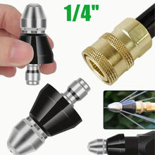 Load image into Gallery viewer, 2Pcs 3/8'' or 1/4" Pressure Washer Adapter Kit 14mm 12mm 11.8mm Female Male Swivel to Quick Connect Release Set Nozzles
