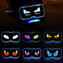 Load image into Gallery viewer, Universal Motorcycle LED Devil Eye Light License Plate Motorcycle Modification Demon Eyes Decoration
