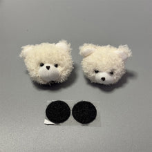 Load image into Gallery viewer, 2Pcs Motorcycle Helmet Decoration Bear Rabbit Doll Sticker Helmet Decor for Motorbike Bicycle Headwear Accessories

