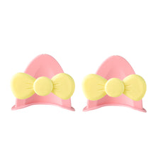 Load image into Gallery viewer, 2Pcs Cute Motorcycle Helmet Bear‘s ’Ears with Bow Motocross Electric Bike Helmet and Car Steering Wheel Decroation Accessories Driving Styling
