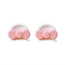 Load image into Gallery viewer, 2Pcs Cute Motorcycle Helmet Bear‘s ’Ears with Bow Motocross Electric Bike Helmet and Car Steering Wheel Decroation Accessories Driving Styling

