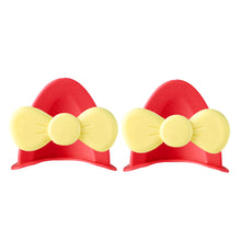 Load image into Gallery viewer, 2Pcs Cute Motorcycle Helmet Bear‘s ’Ears with Bow Motocross Electric Bike Helmet and Car Steering Wheel Decroation Accessories Driving Styling
