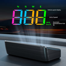 Load image into Gallery viewer, Car Colorful Digital GPS HUD Head Display Speedometer Speed Meter for Truck Plug and Play Auto Part Accessories with KMH or MPH Display
