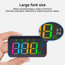 Load image into Gallery viewer, Car Colorful Digital GPS HUD Head Display Speedometer Speed Meter for Truck Plug and Play Auto Part Accessories with KMH or MPH Display
