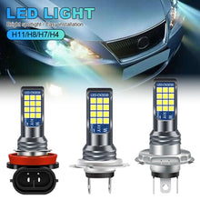 Load image into Gallery viewer, Car Headlight Mini H7 11 H8 LED Bulb Double Color Head Lamp Wireless LED Chips 3030 Fog Bulb 6000K White DC12V
